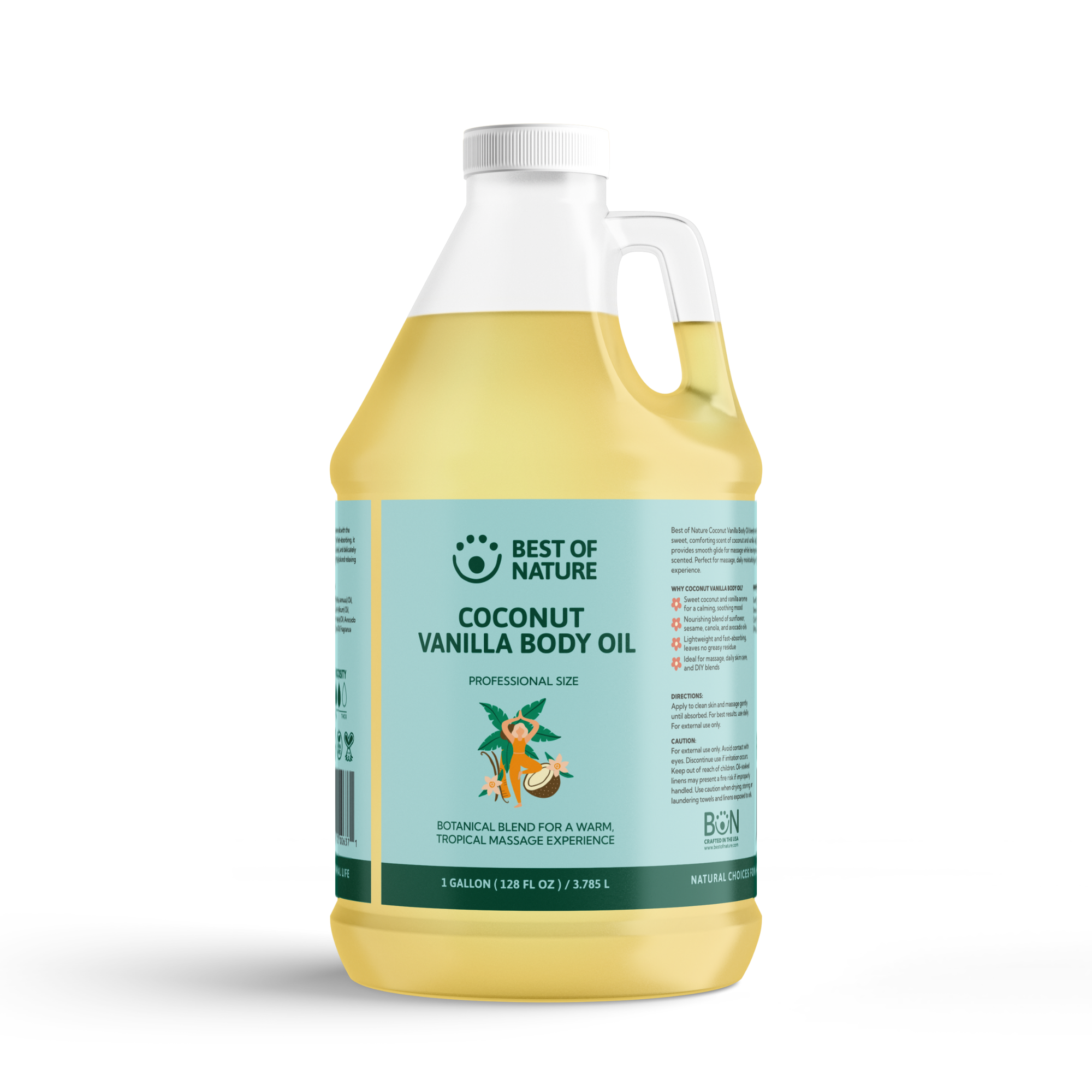 Coconut Vanilla Aromatherapy Massage &amp; Body Oil