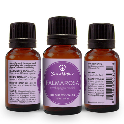 Palmarosa Essential Oil - Spa &amp; Bodywork Market