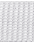 Waffle Weave Velcro Spa Headband - White