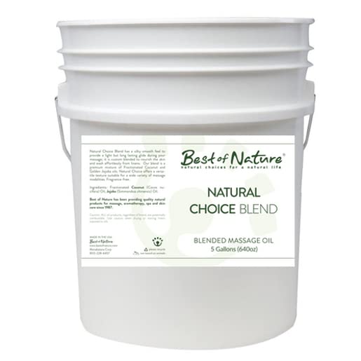 Natural Choice Blend Massage and Body Oil 5 gallon pail